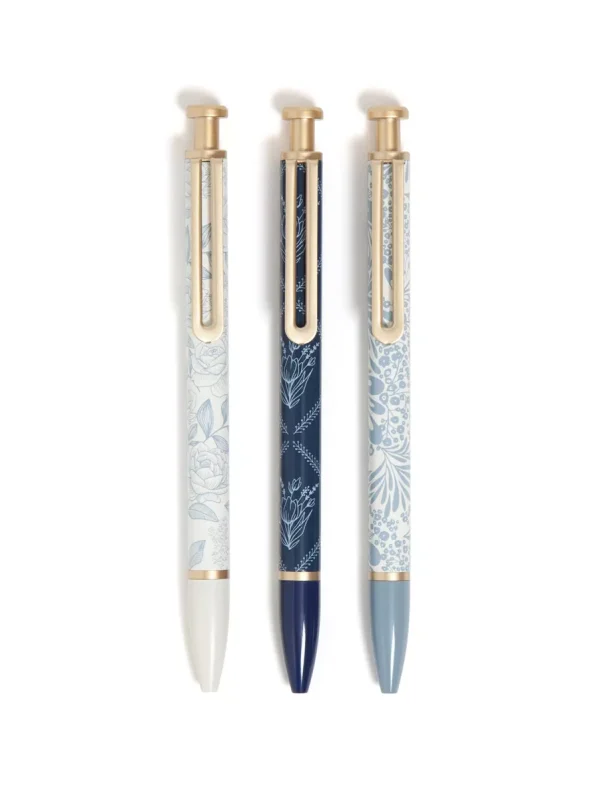 U Brands 3ct Monterey Ballpoint Pens Ornate Florals