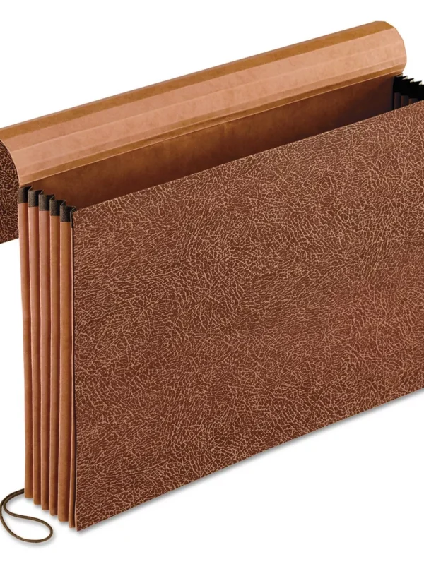 Pendaflex 5 1/4 Inch Expansion Standard File Folders Wallet, Coated Red Fiber, Legal, Red: Accordion File Organizer